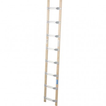 Лестница KRAUSE для крыши, 8 перекладин (алюминий/дерево) Лестница KRAUSE для крыши, 8 перекладин (алюминий/дерево)