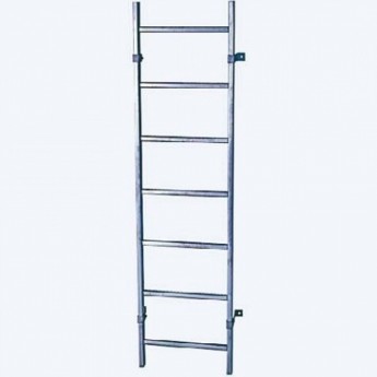 Шахтная лестница KRAUSE STABILO 815910, оцинкованная сталь, ширина 440 мм, 4 перекладины