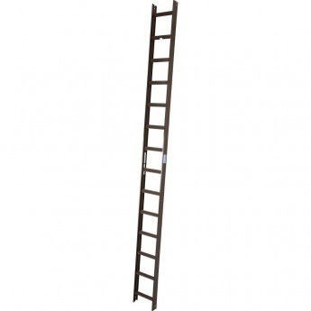 Стационарная лестница KRAUSE для крыши, коричневая 14 ступеней Стационарная лестница KRAUSE для крыши, коричневая 14 ступеней