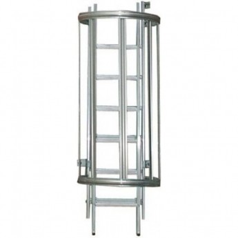 Стационарная лестница KRAUSE для зданий, алюминий, 9,52 м Стационарная лестница KRAUSE для зданий, алюминий, 9,52 м