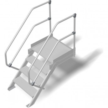 Трап с платформой 4 ступени 800 мм 60 градусов KRAUSE STABILO 825131 Трап с платформой 4 ступени 800 мм 60 градусов KRAUSE STABILO 825131