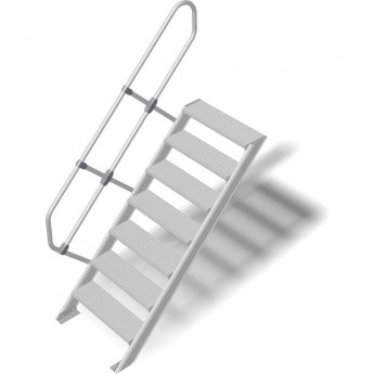 Трап стационарный KRAUSE 7 ступеней, ширина 800 мм 45° Трап стационарный KRAUSE 7 ступеней, ширина 800 мм 45°