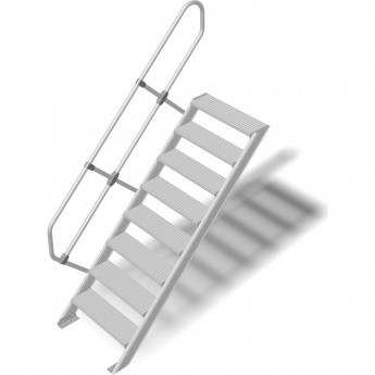 Трап стационарный KRAUSE 8 ступеней, ширина 800 мм 60° Трап стационарный KRAUSE 8 ступеней, ширина 800 мм 60°